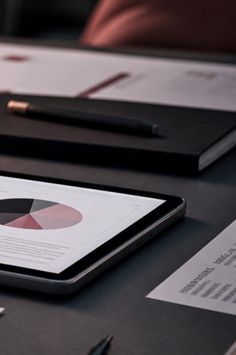 Consent records on a dark screen in a quiet office